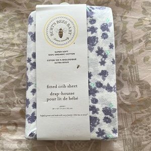 NWT Burt’s Bees Baby fitted crib sheet drap-house